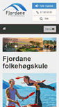 Mobile Screenshot of fjordane.fhs.no